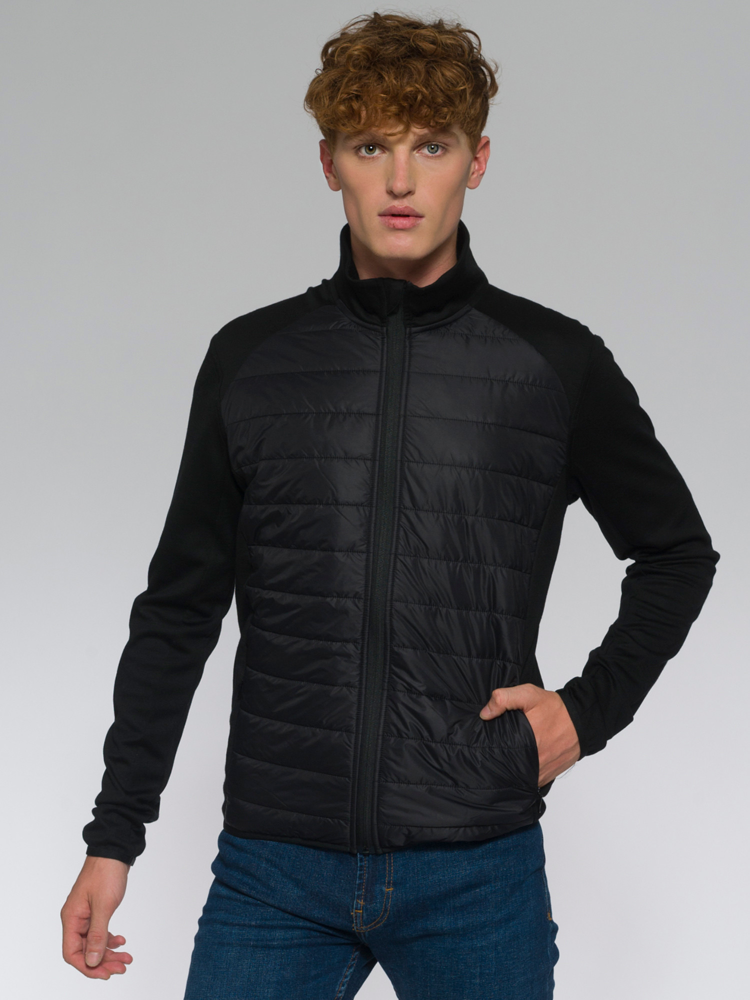 REDA Rewoolution Mute Uomo - Maglia Manica Lunga Con Mezza Zip 280 In Merino - Colore Flame